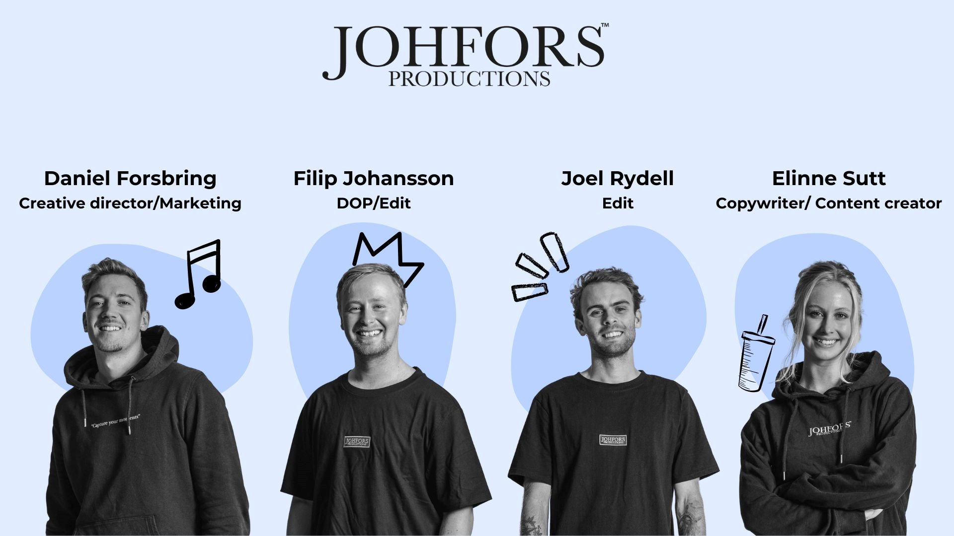 Johfors productions teamet